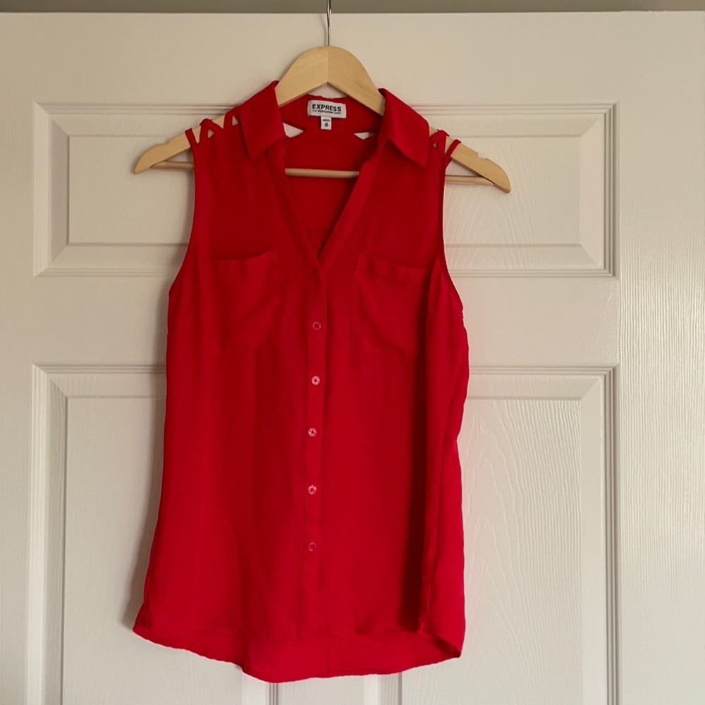 Women’s XS Express Button Down Dress Shirt